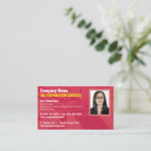 税務署（作成者）フォト名刺 名刺 (スタンド正面)