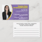 税務署（作成者）フォト名刺 名刺 (正面/裏面)