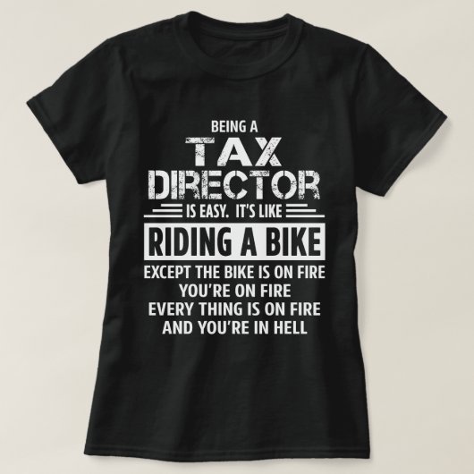 税務責任者 Tシャツ (デザイン正面)