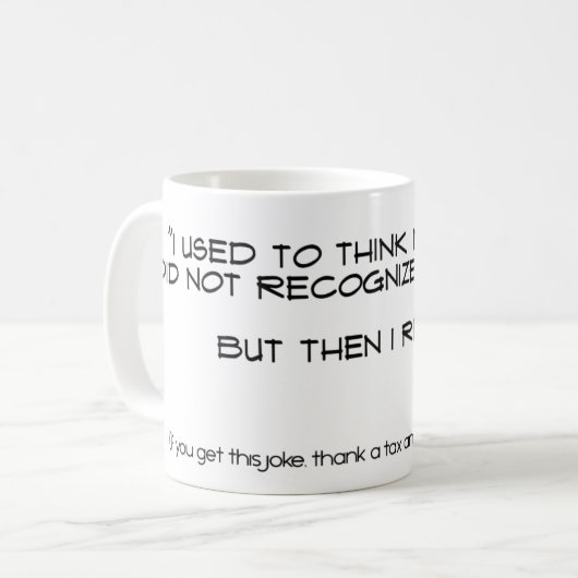 税及び会計のマグ- CPAの顧問のギフト コーヒーマグカップ (正面左)