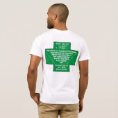 税及び投票を支払うことを止めて下さい Tシャツ (裏面フル)