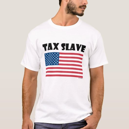 税奴隷米国のティー Tシャツ (正面)
