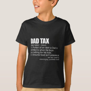 税定義おもしろい男性の父の日ギフトパパTa Tシャツ