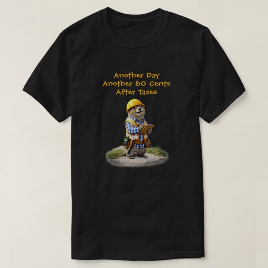 "税引き後" Tシャツ (デザイン正面)