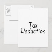 税控除 ポストカード (正面/裏面)