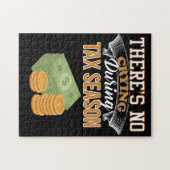 税期の会計士泣き叫びなし ジグソーパズル (横)