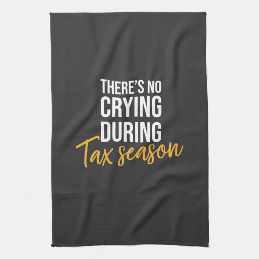 税期の会計士 キッチンタオル (縦)