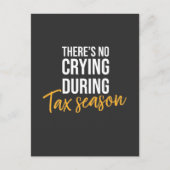 税期の会計士 ポストカード (正面)