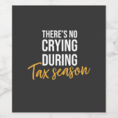 税期の会計士 ワインラベル (シングルラベル)