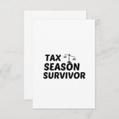 税期の生存者 サンキューカード (正面/裏面)