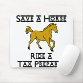 税準備者に乗って下さい マウスパッド (マウス)