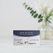 税準備者の会計士の名刺 名刺 (スタンド正面)