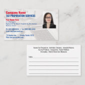 税準備(作成者)フォト名刺 名刺 (正面/裏面)