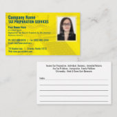 税準備（作成者）フォト名刺 名刺 (正面/裏面)