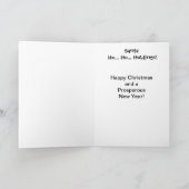 税理士おもしろい弁護士クリスマスカードジョーク シーズンカード (内部)