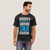 税理士おもしろい申し訳なく存じます Tシャツ (正面フル)