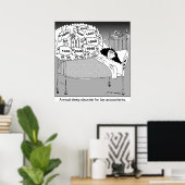 税理士の睡眠障害/ ポスター (ホームオフィス)