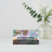 税理士及び金融専門家ユーロ・マネー 名刺 (スタンド正面)