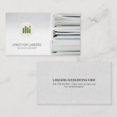 税理士 |バインダー 名刺 (正面/裏面)