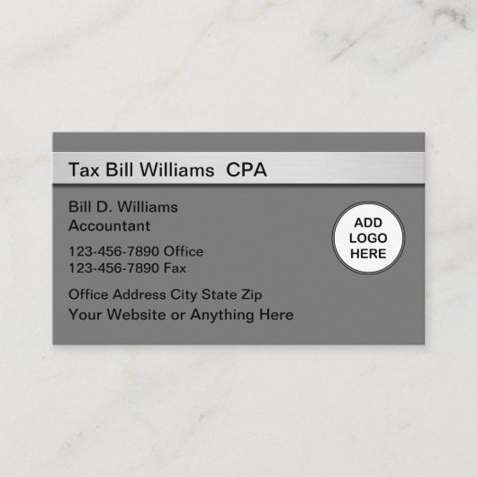 税理士+CPA+名刺 名刺 (正面)