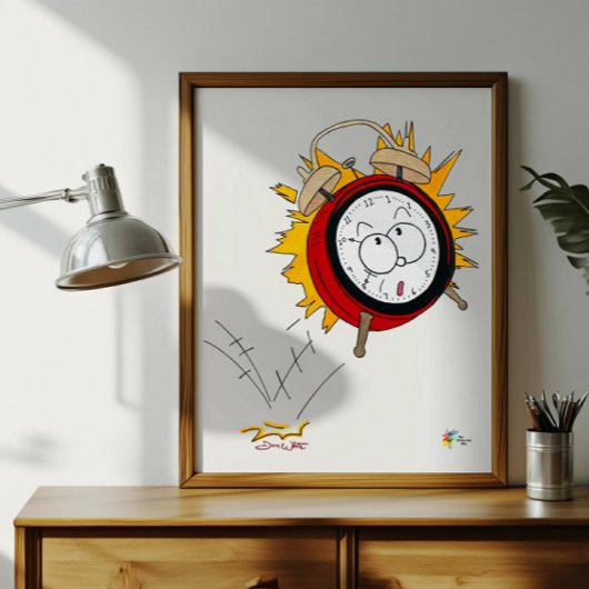 税第1040条目覚まし時計会計士 ポスター