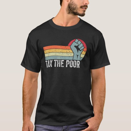 税貧しいレトロヴィンテージおもしろいアパレル_2 Tシャツ (正面)