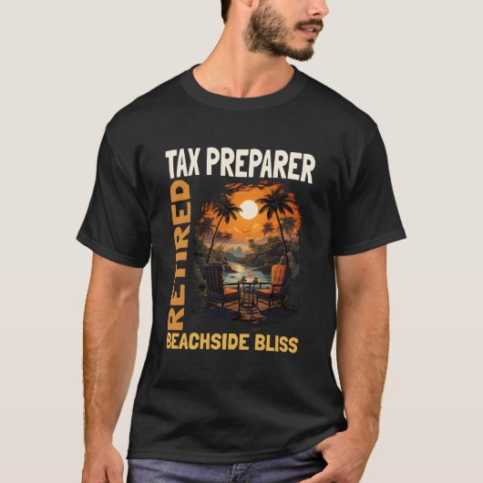 税退職した作成者 – 除おもしろい職者 Tシャツ (正面)