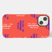 税金の日  iPhoneケース (裏面横)