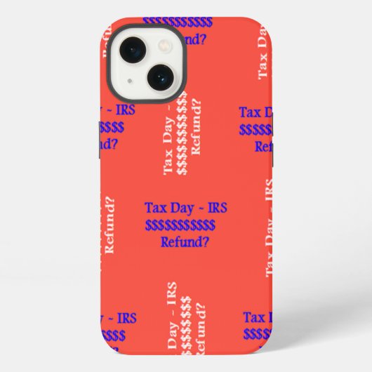 税金の日  iPhoneケース (裏面)