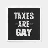 税金はゲイ スタンダードカクテルナプキン (正面)