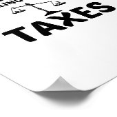 税金は内向的だが議論に喜んで ポスター (角)