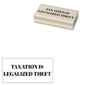 税金は窃盗スタンプを合法化 ラバースタンプ (押印)