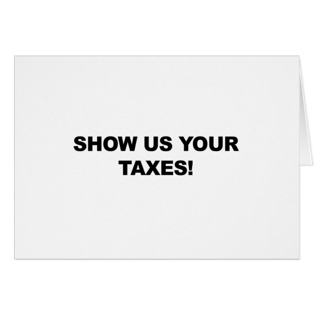税金を見せろ！ (正面横)