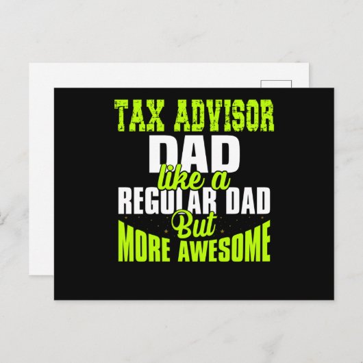 税金アドバイザ ポストカード (正面/裏面)