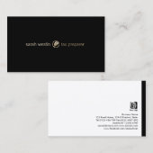 税金作成者金ゴールドドル・ペン・アイコン・ビジネス・カード 名刺 (正面/裏面)