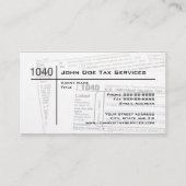 税金作成者Federal Tax Management型枠・ビジネス・カード 名刺 (正面)