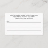 税金作成(作成者)フォトビジネスカード 名刺 (裏面)