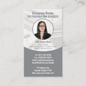 税金作成(作成者)フォトビジネスカード 名刺 (正面)