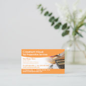 税金作成（作成者）名刺 名刺 (スタンド正面)