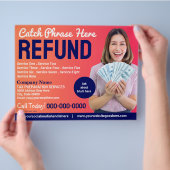 税金作成（作成者）払い戻しチラシ チラシ (手)