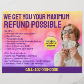 税金作成(作成者)払い戻しチラシ チラシ (裏面)