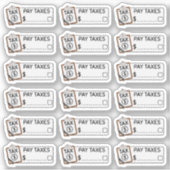 税金支払ラベル請求期限通知プランナー シール (正面)