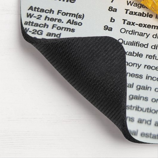 税金日 マウスパッド (コーナー)