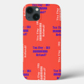 税金日 Case-Mate iPhoneケース (裏面)