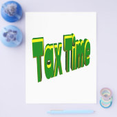 税金時間 チラシ (シングル)