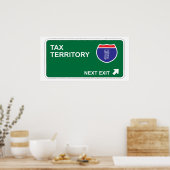 税金次の出口 ポスター (キッチン)