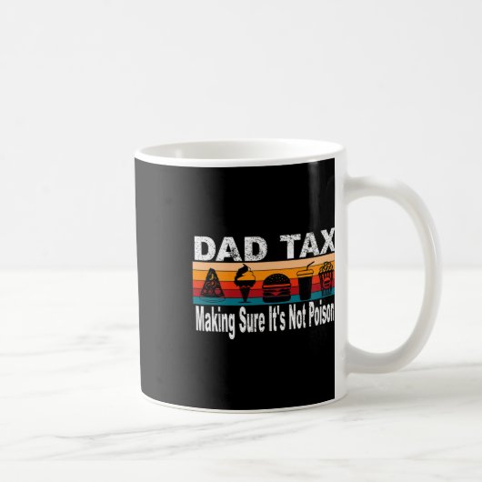 税金毒じゃないって確認して。父おもしろいの日 コーヒーマグカップ (右)