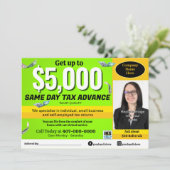 税金準備作成者編集可能Eファイルフライヤー プログラム (スタンド正面)