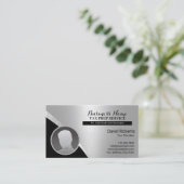 税金準備税金申告会計写真 名刺 (スタンド正面)