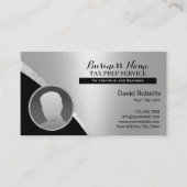 税金準備税金申告会計写真 名刺 (正面)